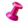 pink pushpin