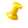 yellow pushpin